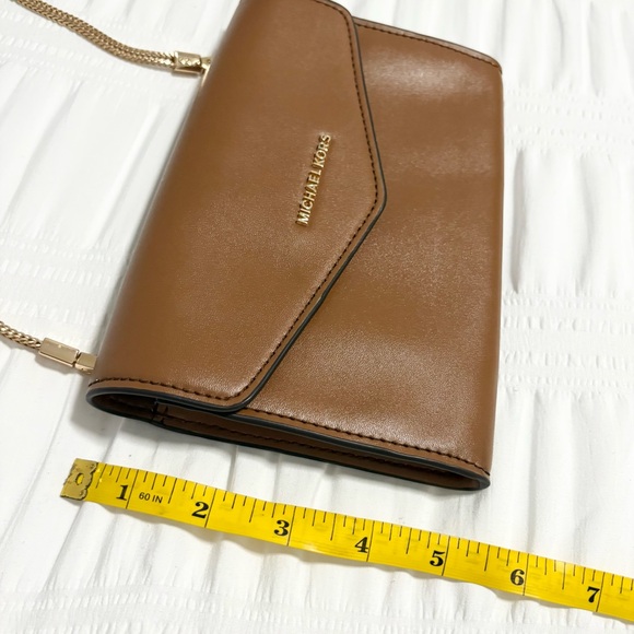 Michael Kors Charlotte Leather Crossbody - Picture 12 of 13